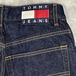 Tommy Jeans Jeans Mens 30x32 Blue Denim Straight Leg High Rise Vintage 90s New